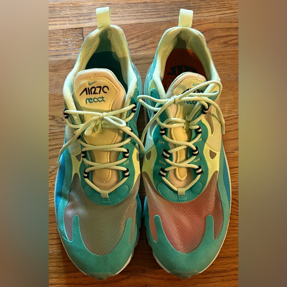 Nike Air Max 270 React Psychedelic Art, Size 11, EUC